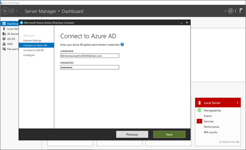 Connect to Microsoft Entra ID.