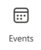 Screenshot of the Events card icon with a link to more information.