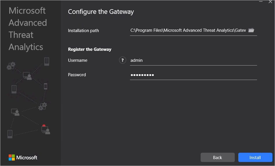 Provide ATA gateway credentials.