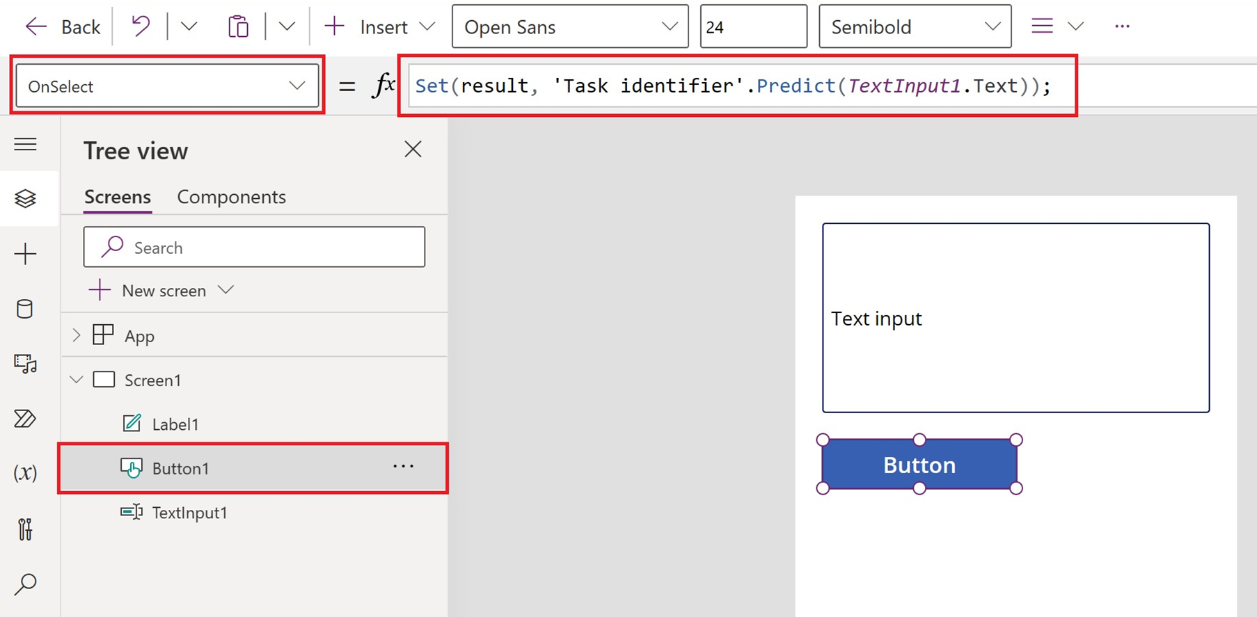 Screenshot of adding data and a data source to your prompt.