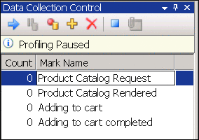 Figure 9 Naming Profile Marks for Test Scenarios