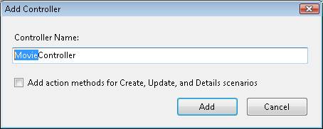 The Add Controller dialog