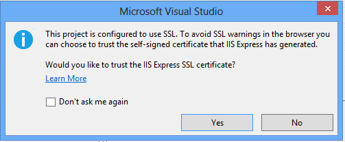 SSL Warning