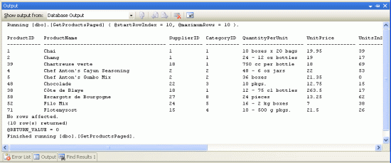 The Records That Would Appear in the Second Page of Data are Returned