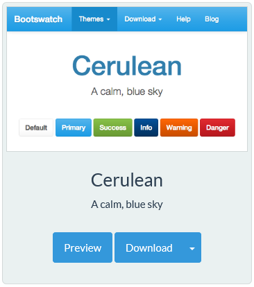 UI and Navigation - Cerulean Theme