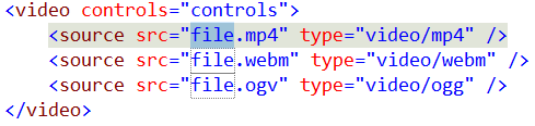 Screenshot that shows the element File selected in IntelliSense.