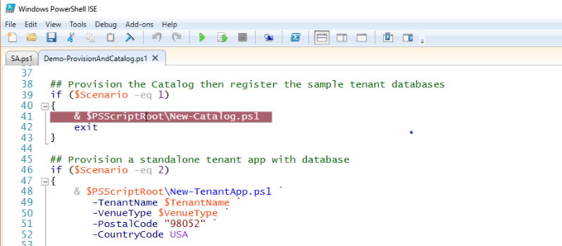 setting a breakpoint for tracing