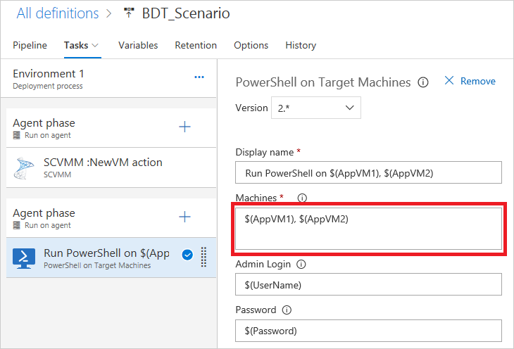 Adding the tasks required for deployment and testing