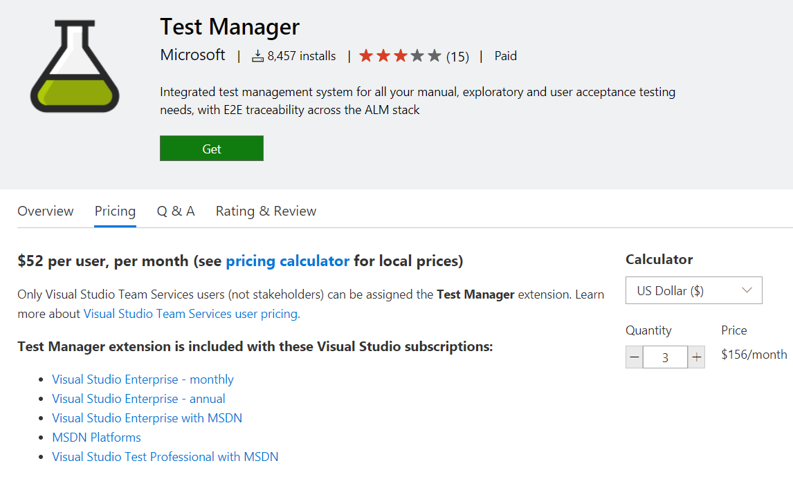 Marketplace price calculator