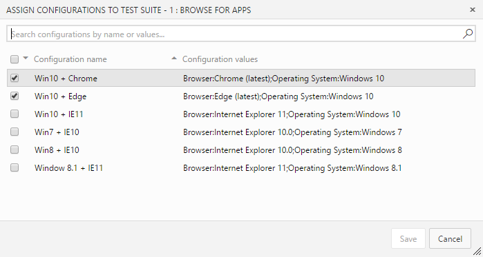 Assign Configurations