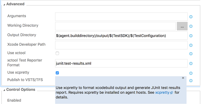 Xcode Build formatting