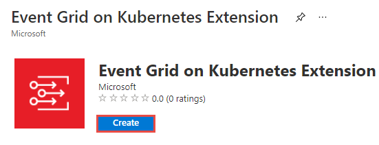 Select Create Kubernetes extension