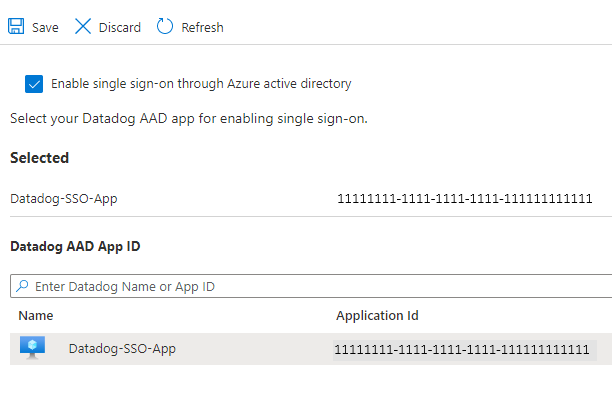 Reconfigure single sign-on application.