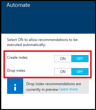 Enable automatic indexing