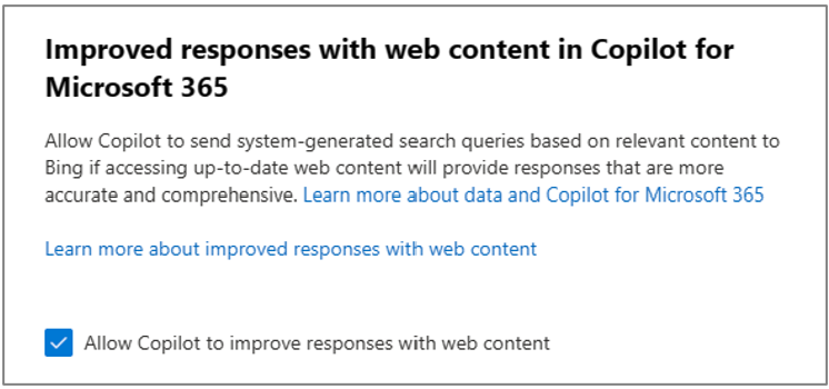 Tenant-level web content plugin setting.