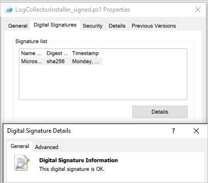 Digital signature valid.