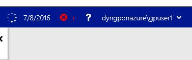 shows the location of the search field on the home page in dynamics gp.