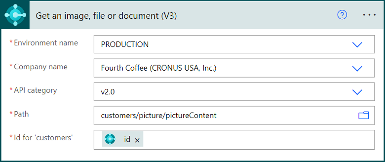 A new action in Power Automate to access images