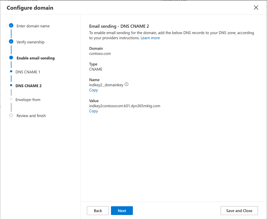 configure domain