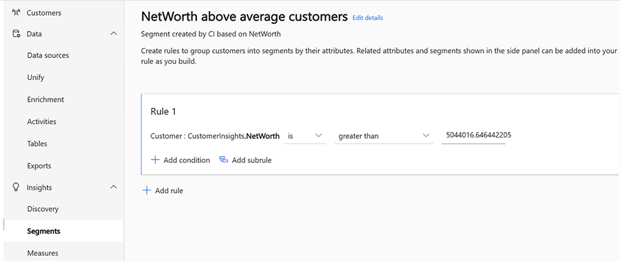 Create segments to analyze data.