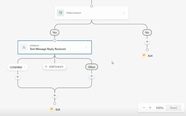 Specify keyword actions screenshot