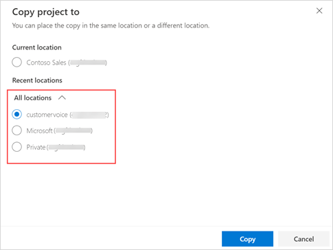 Copy your project to a different environment.