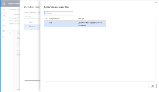 Exception type and message for an individual message.