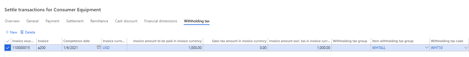 Withholding can be manually adjusted on the Settle transactions page.