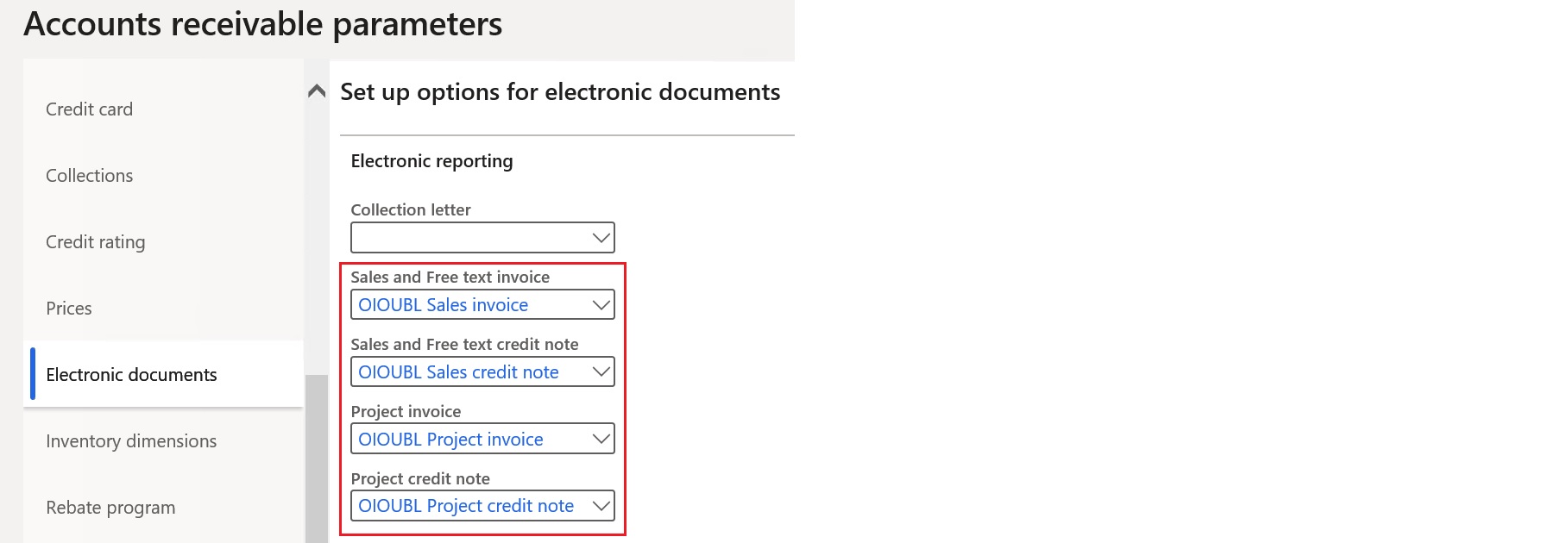 Formats for electronic documents.