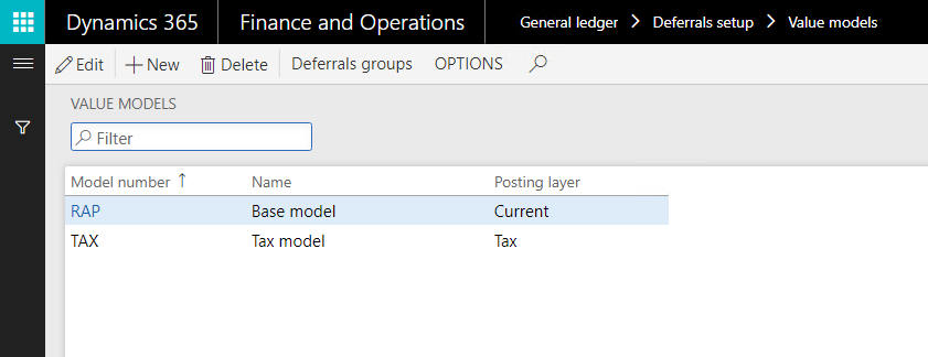 Value models page.