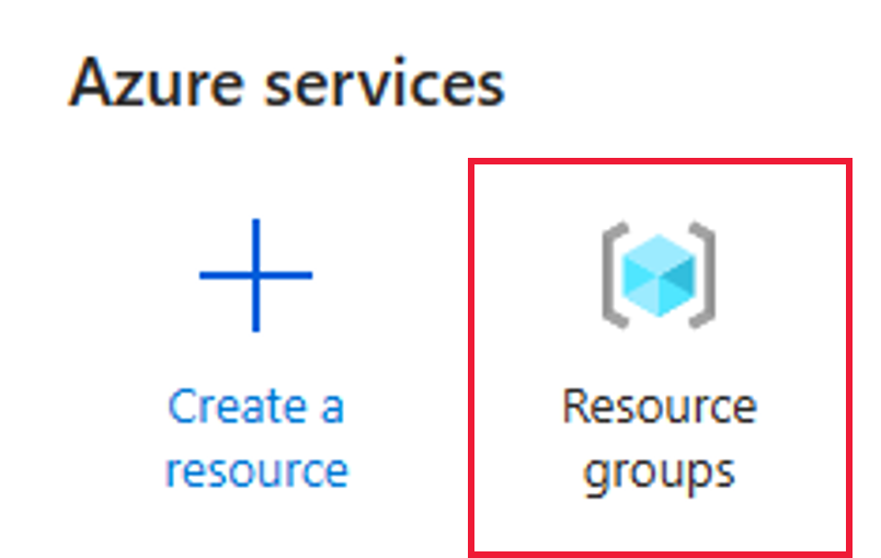 Screenshot showing the resource group icon.