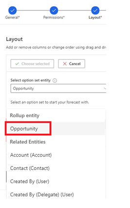 Select opportunity entity from related entities