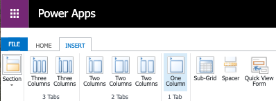 Select one column from insert tab