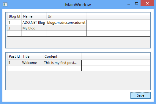 WPF Main window