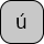 U+00FA LATIN SMALL LETTER U WITH ACUTE