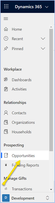 Select Opportunities.