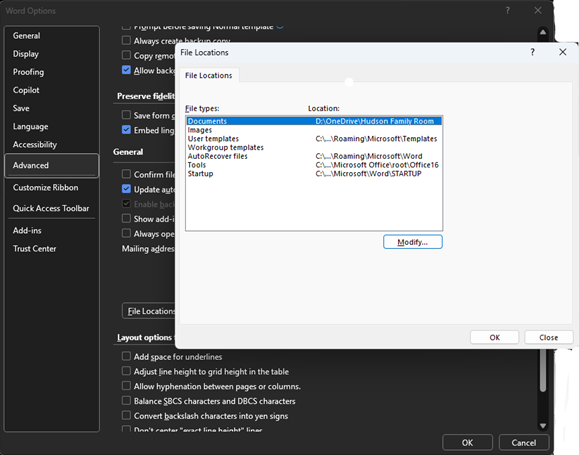 Organization templates