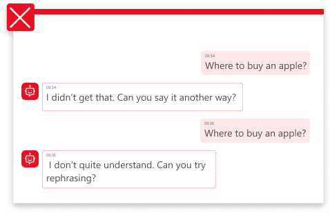 Screenshot of a copilot asking the user a question twice.