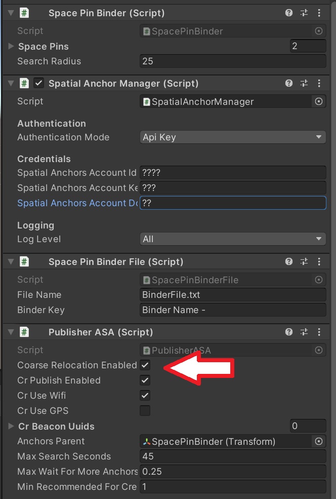 Disabling coarse relocation