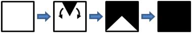 wedge object transition