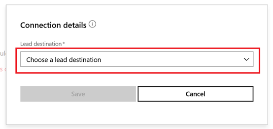 Lead management, Connection details