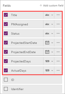 Edit form fields.