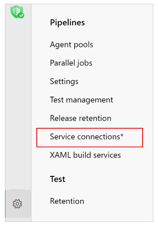 Service connections.