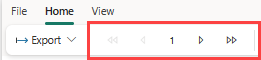 Screenshot showing Pagination control.