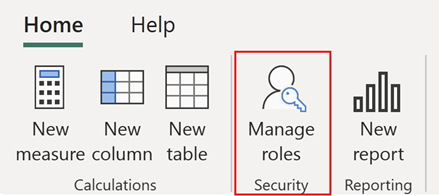 Screenshot of manage roles button