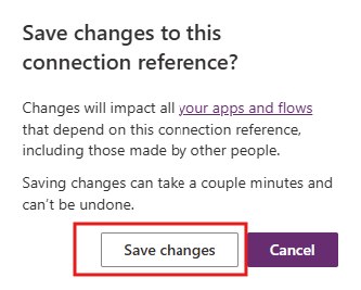 Image of Saving the SAP Setup Assistant Connection Reference.