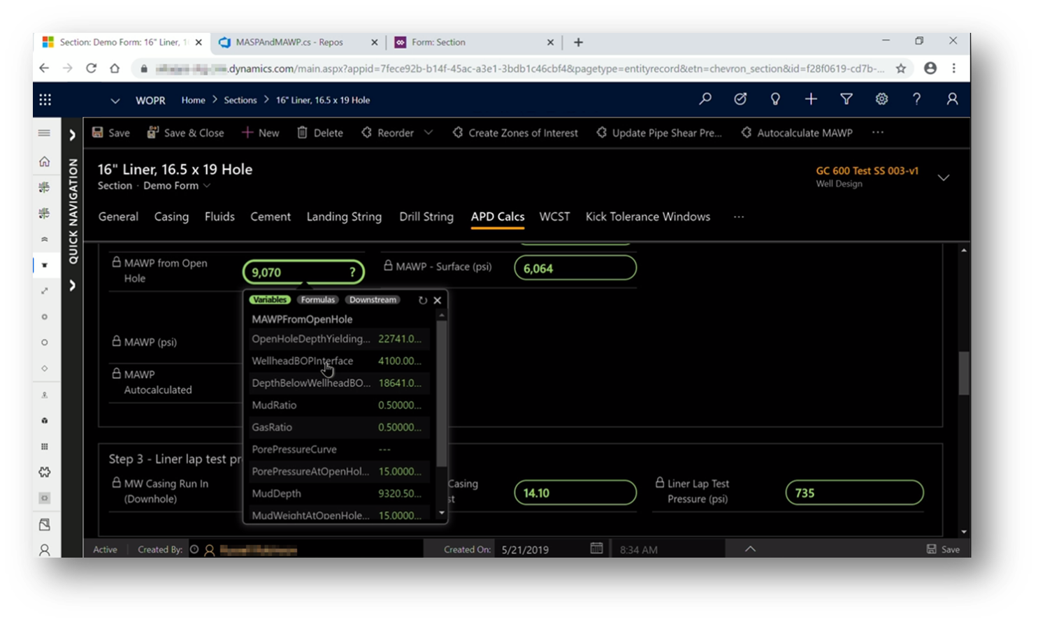 Screenshot showing a model-driven app built using code components built using Power Apps component framework