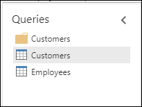 Queries Pane New Group.