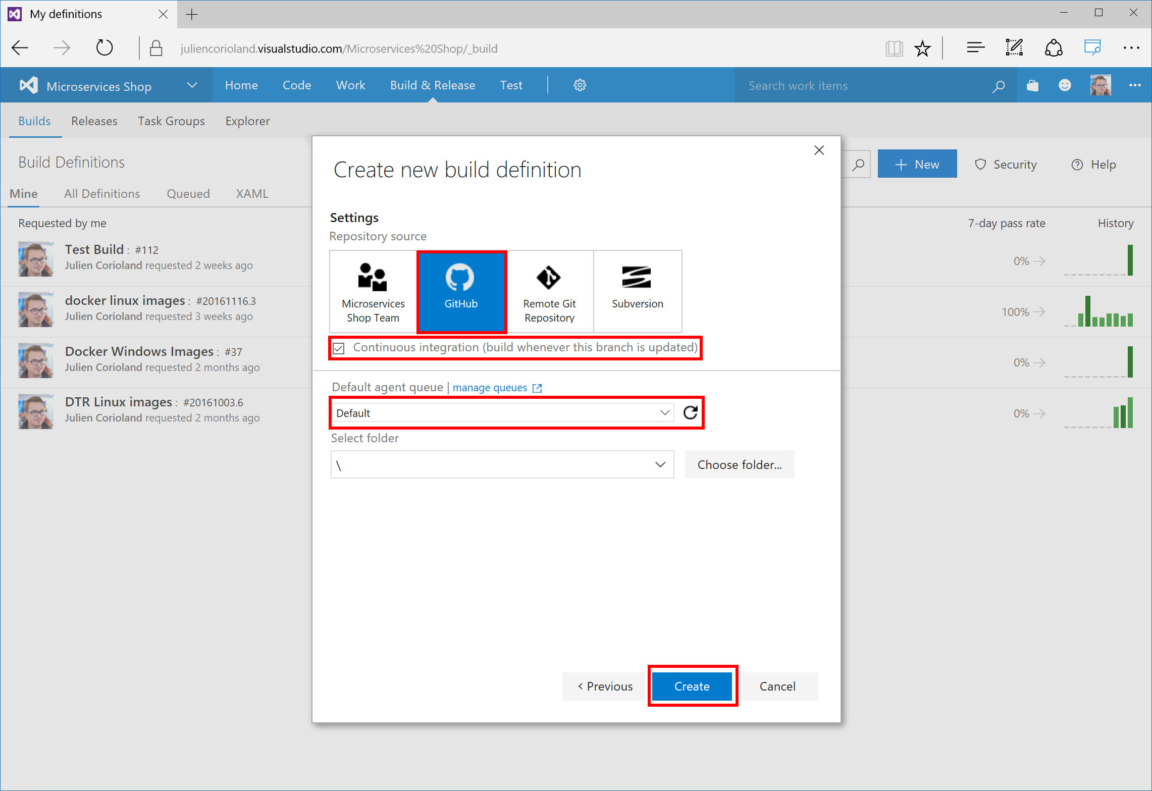 Azure DevOps Services - Create Build Pipeline