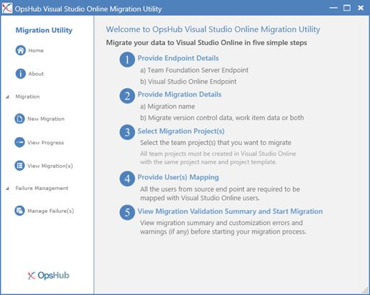 Service Migration Utility